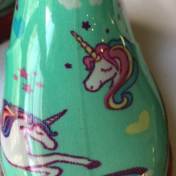 Like NEW! Lilly NYC Aqua light up Rainboots - Picture 2 of 10